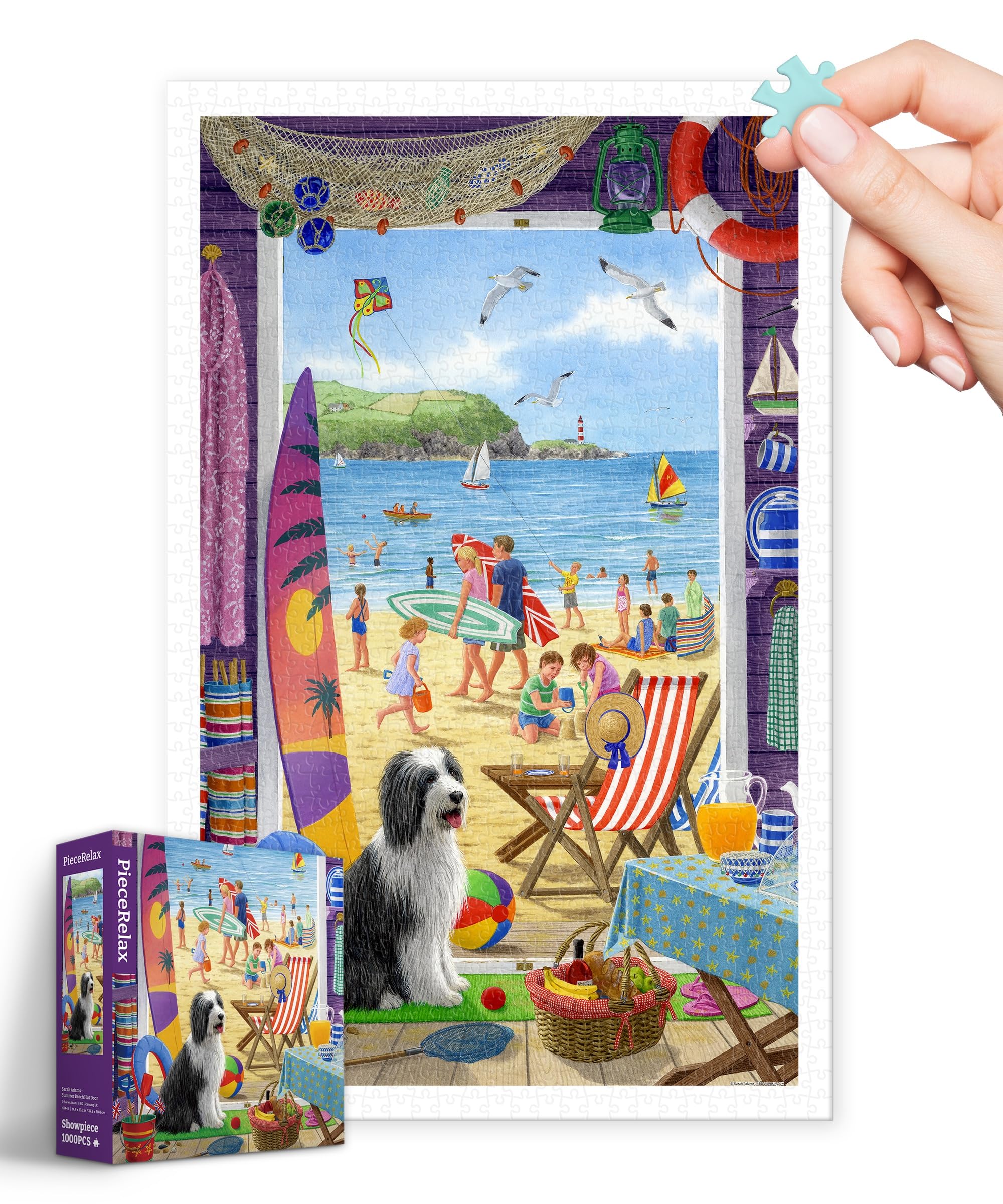 Amazon.com: PieceRelax Plastic Jigsaw Puzzles for Adults 1000